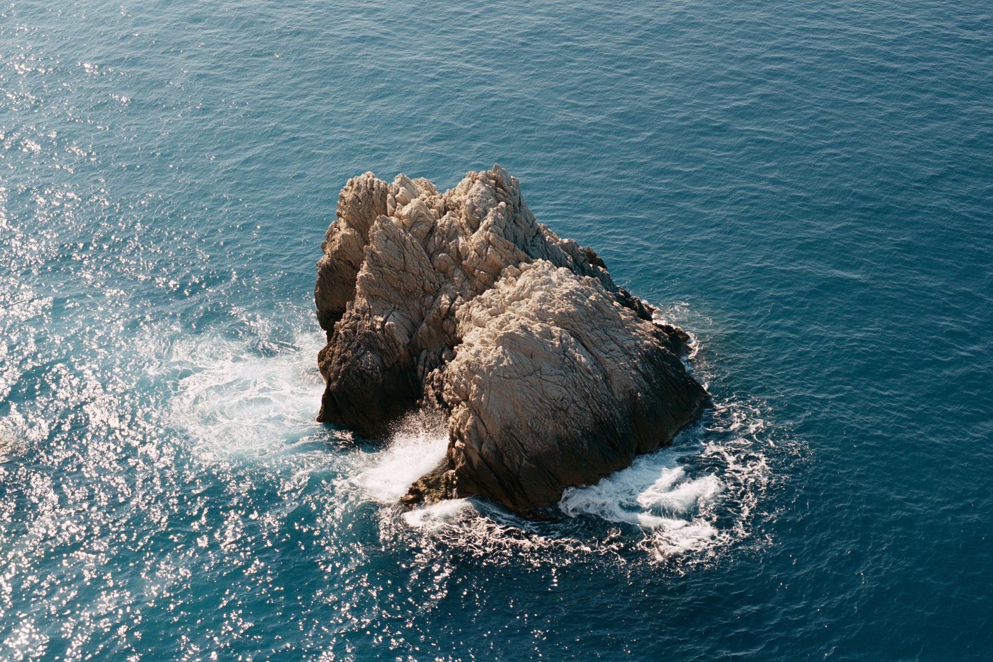 Rocky Sea Outcrop Photography Poster. poster — photography art