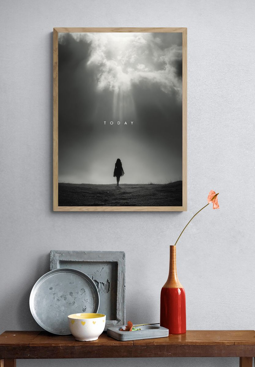 Today Silhouette Photography Poster. — room view 3