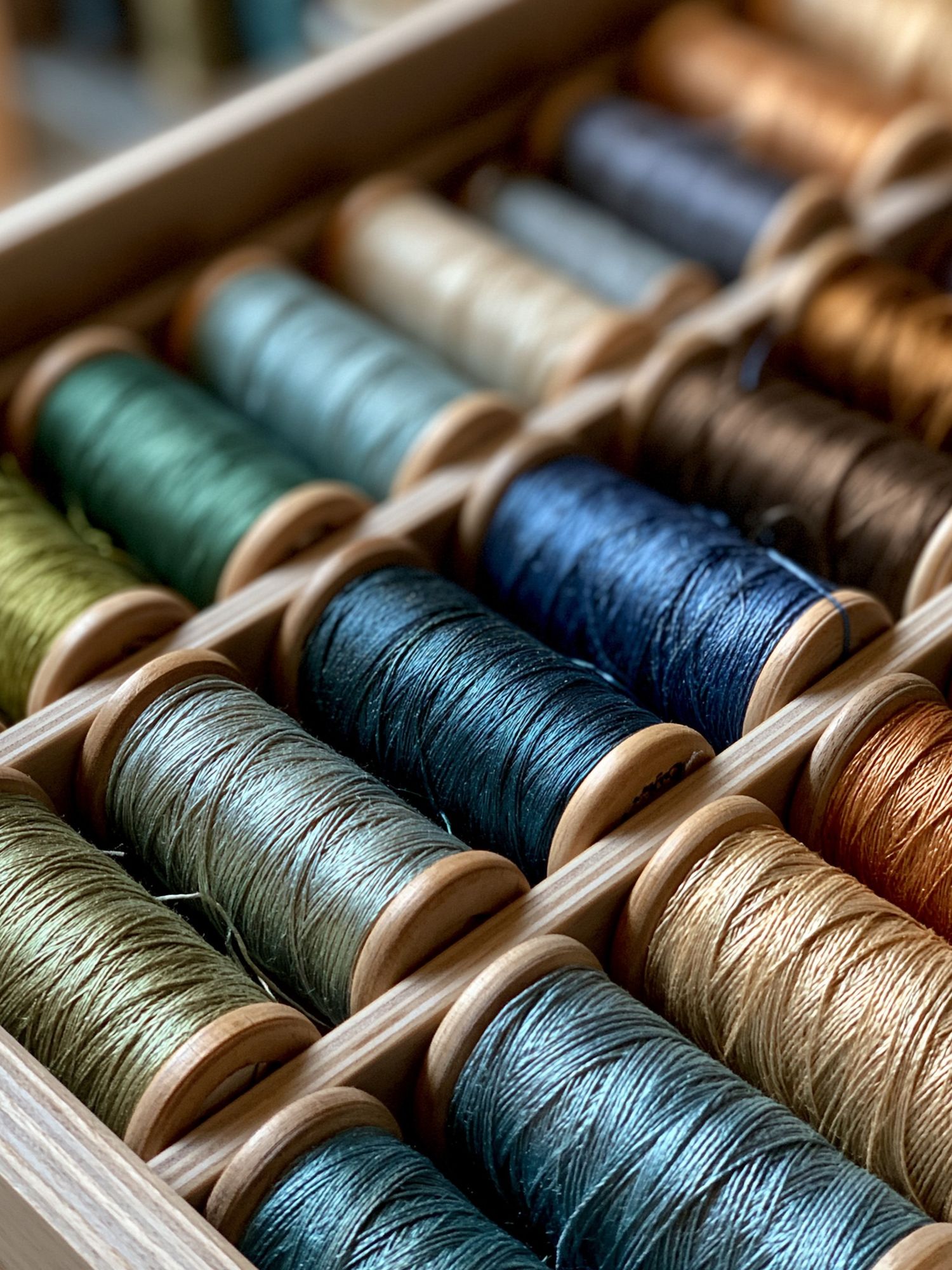 Colorful Thread Spools Photography Poster. poster — photography art