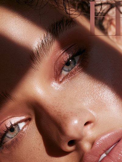 Editorial Beauty Close-Up Poster. poster