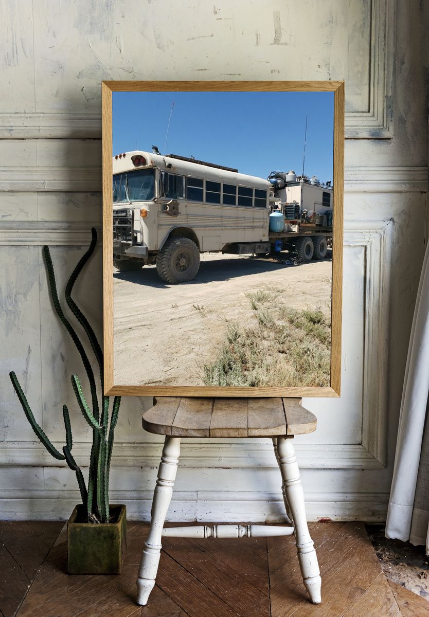 Off-Road Expedition Bus Photography Poster. room preview