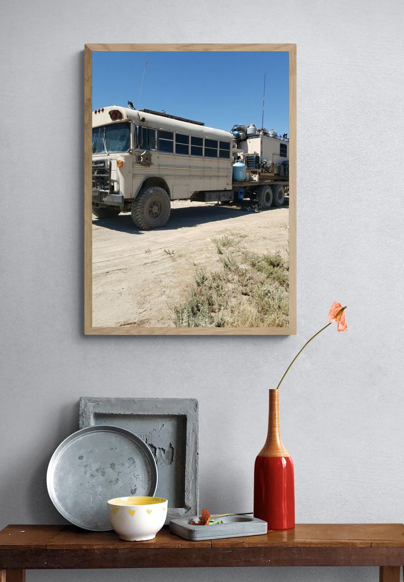 Off-Road Expedition Bus Photography Poster. — room view 3