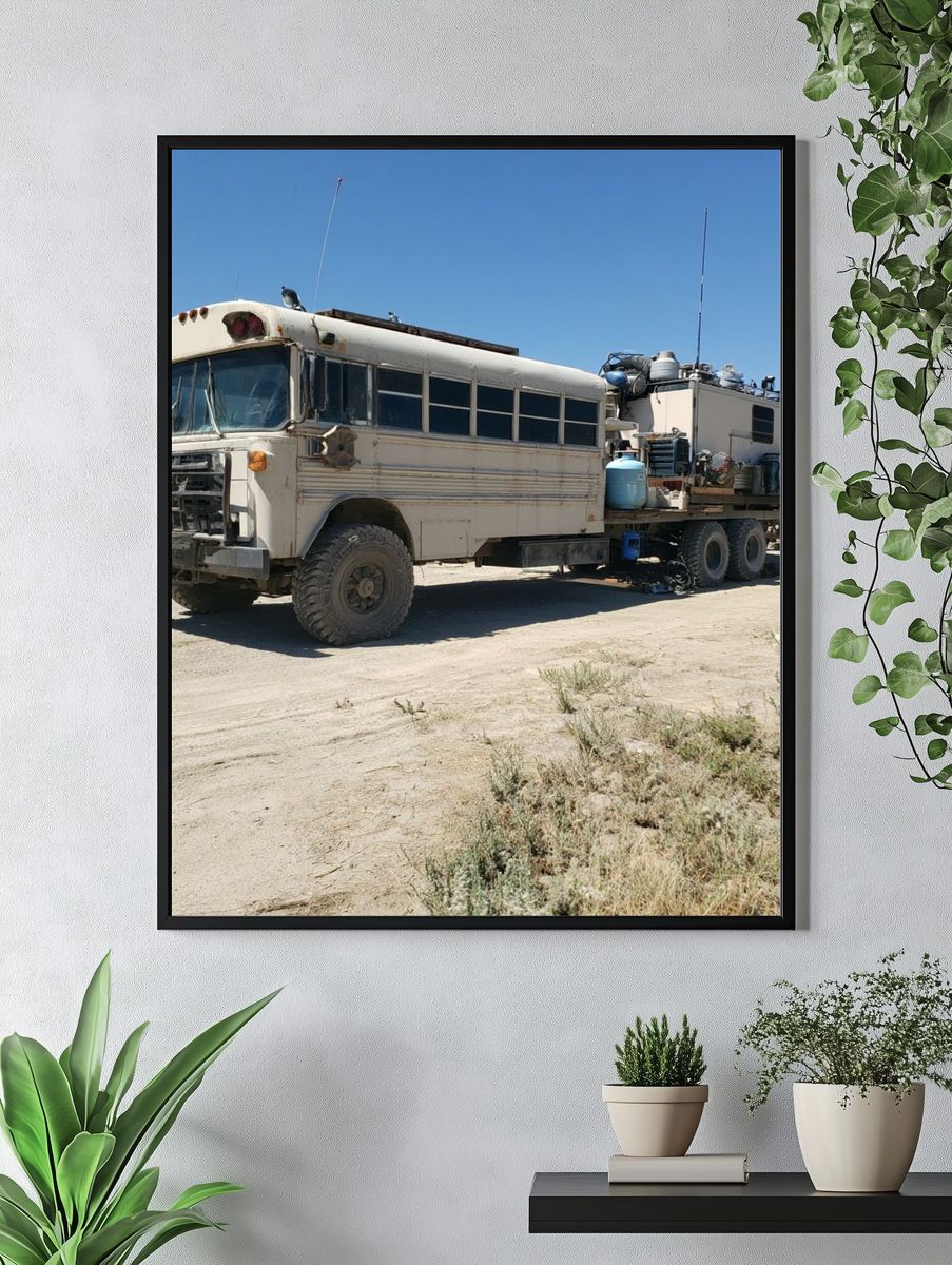 Off-Road Expedition Bus Photography Poster. — room view 4