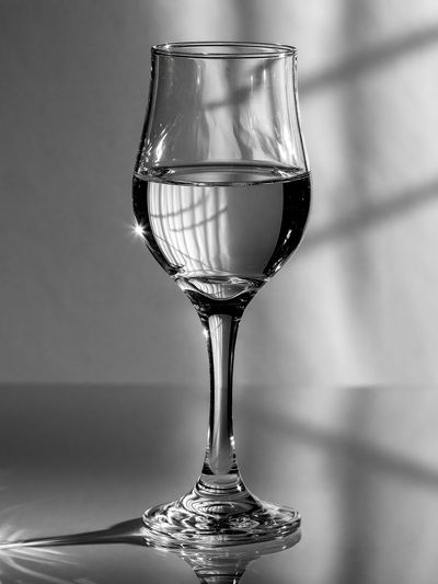 Wine Glass Still Life Photography Poster. poster