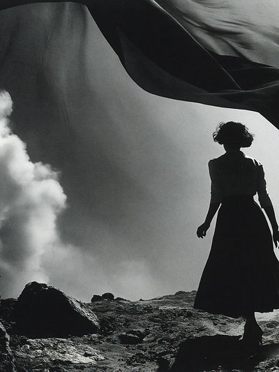 Silhouette in the Wind Photography Poster.