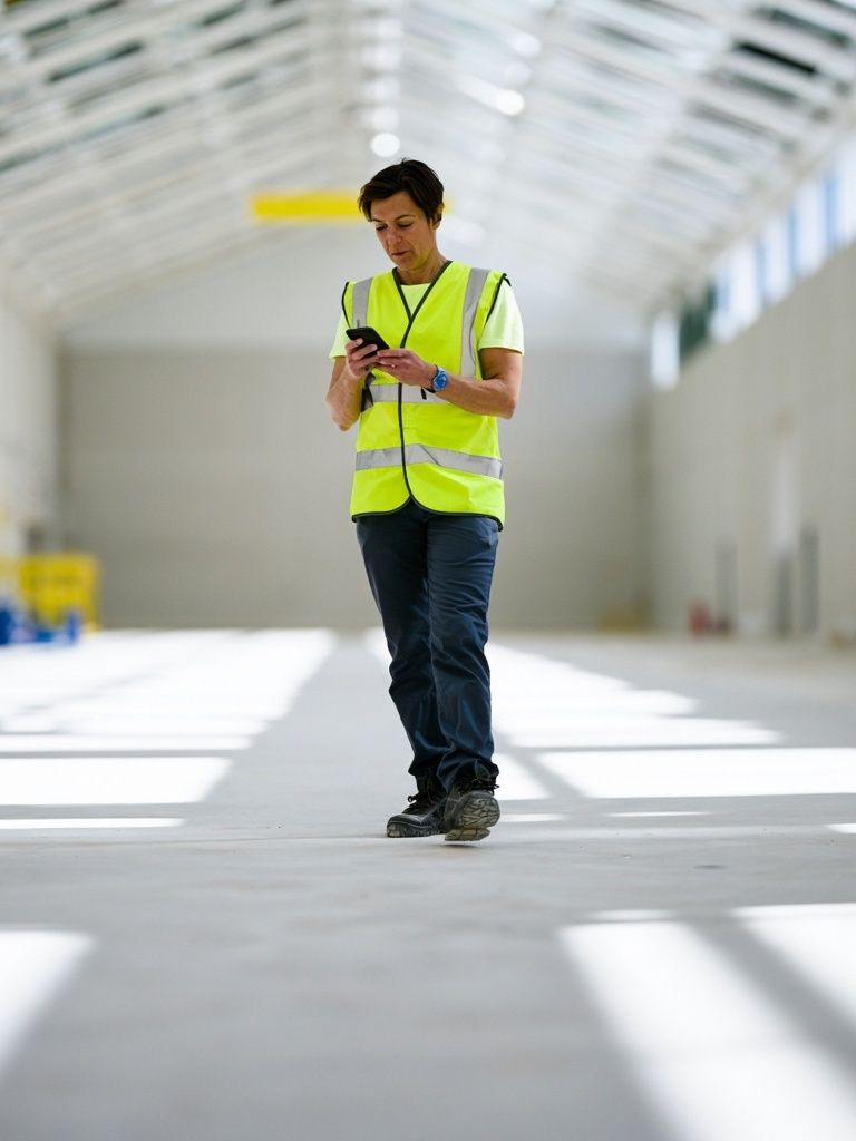 Warehouse Worker Photography Poster. poster — photography art