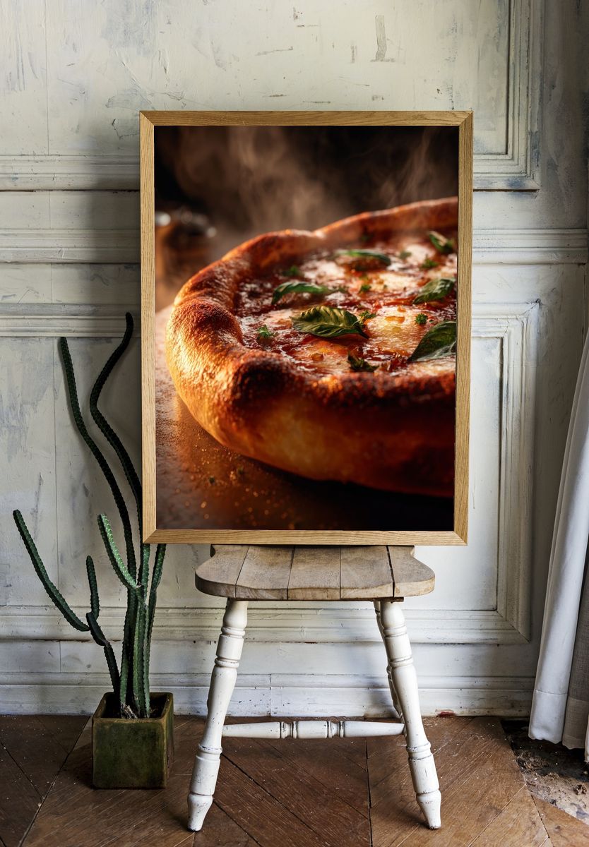 Delicious Pizza — Food Print. room preview