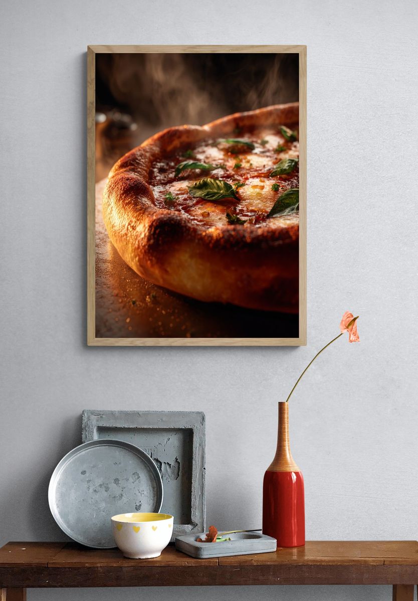 Delicious Pizza — Food Print. — room view 3