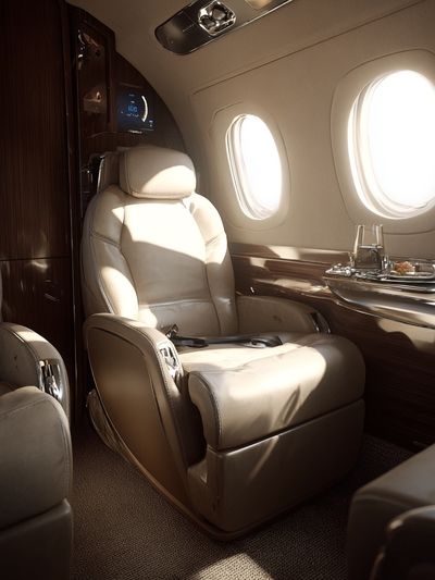Private Jet Cabin Photography Poster.