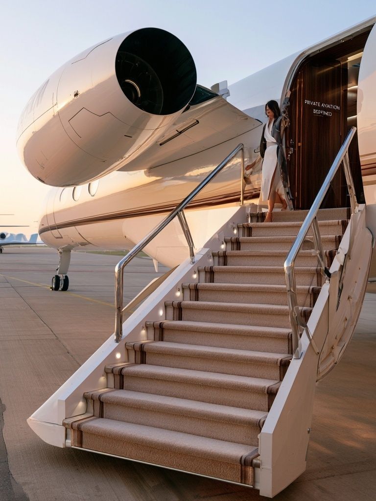 Private Jet Boarding Photography Poster. poster detail