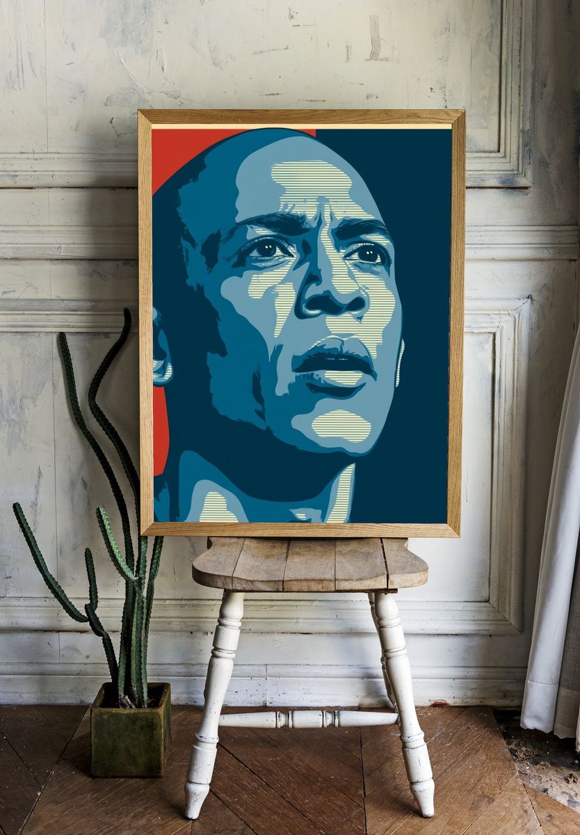 Obama Pop Art Poster. room preview