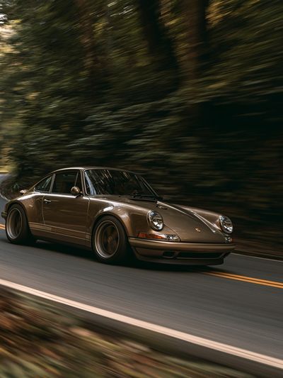 Porsche 911 Forest Drive Poster. poster