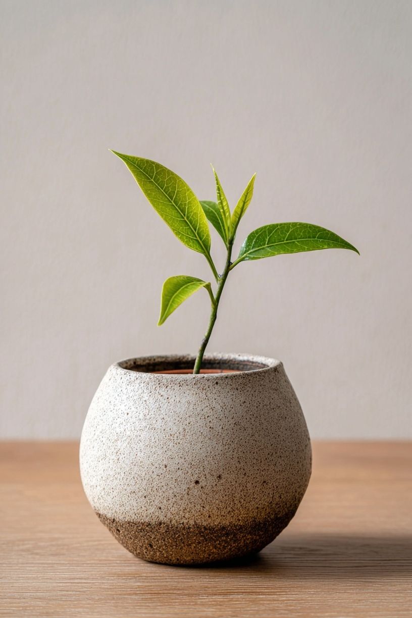 Minimal Potted Plant Photography Poster. poster detail