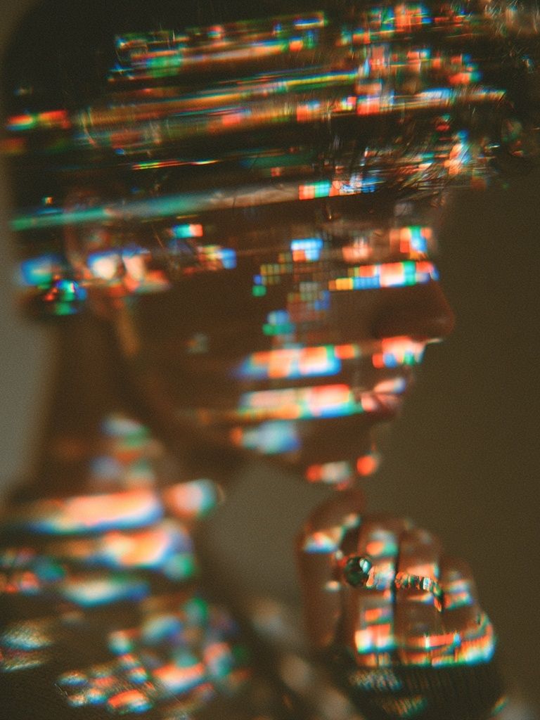 Prismatic Profile Photography Poster. poster — photography art