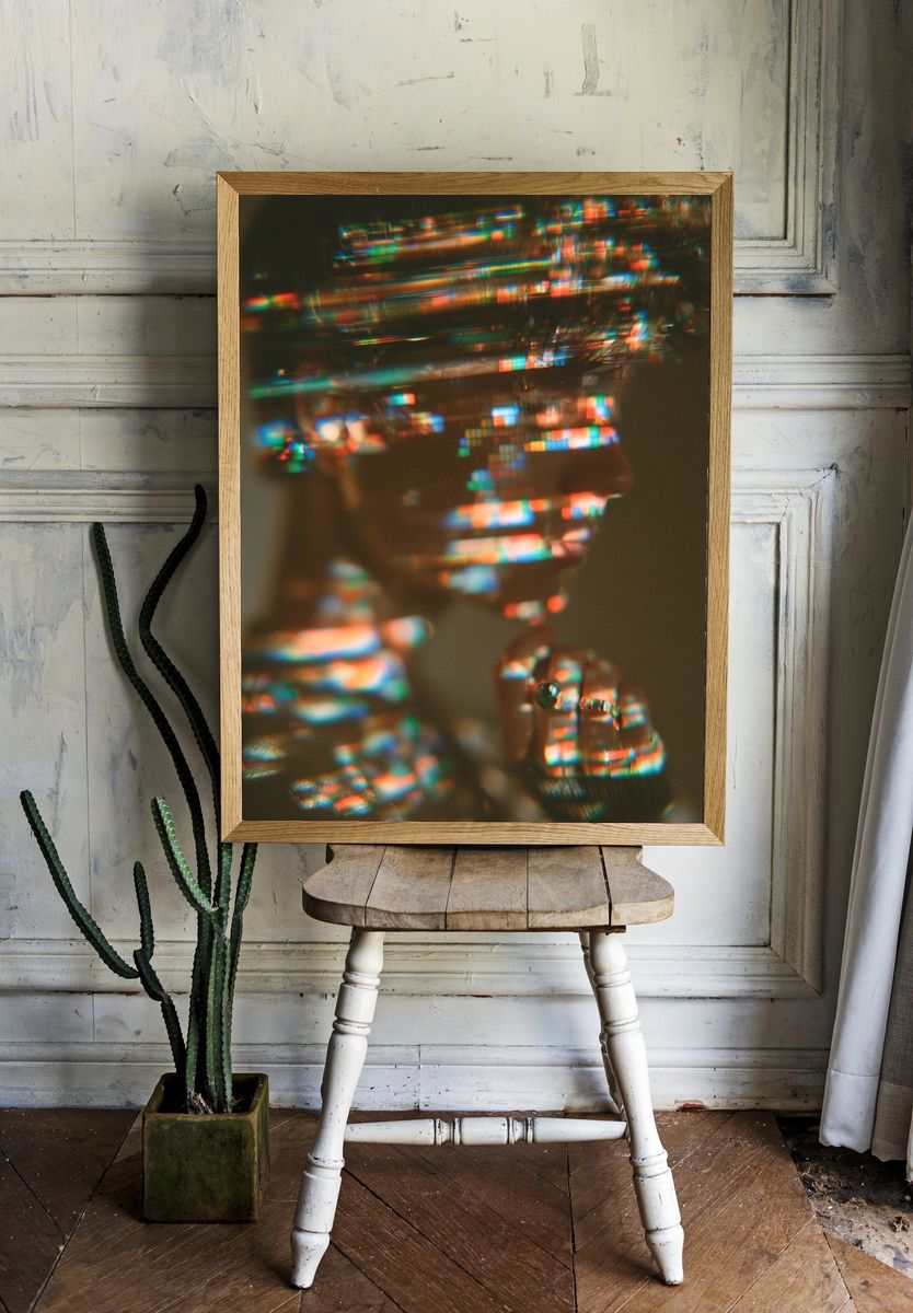 Prismatic Profile Photography Poster. room preview
