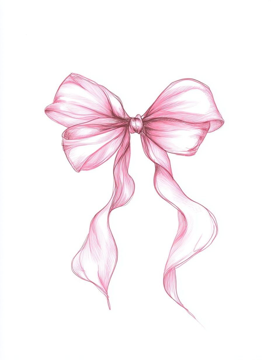 Pink Ribbon Illustration Poster. poster — illustration art