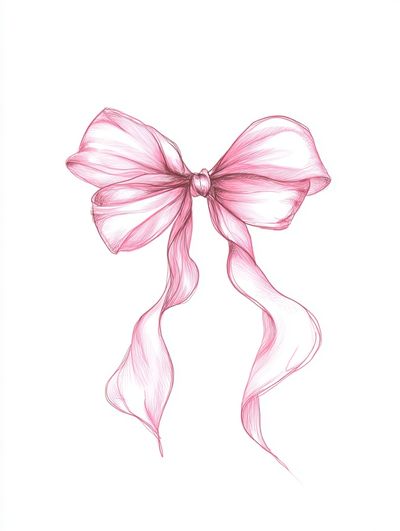 Pink Ribbon Illustration Poster. poster
