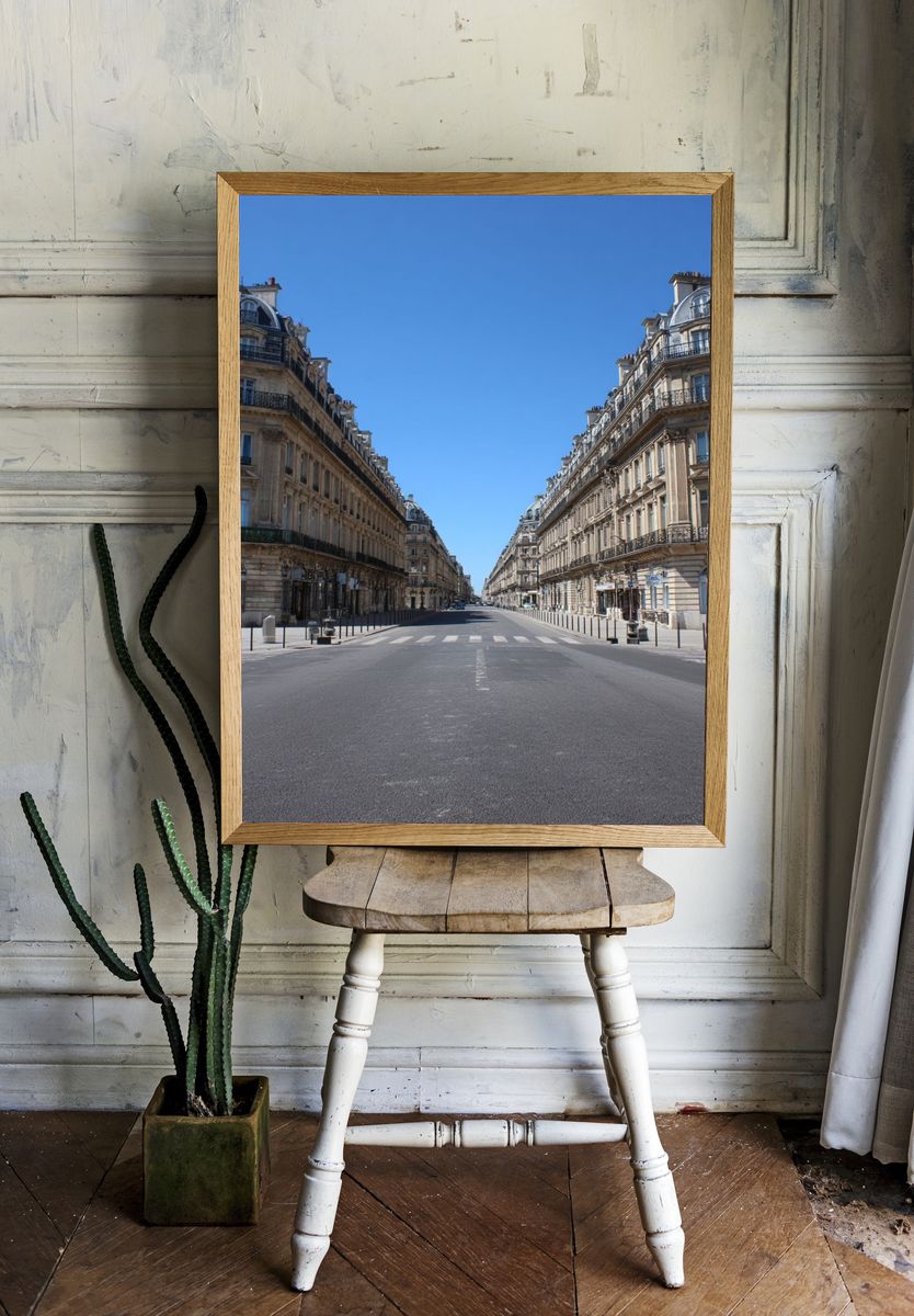 Parisian Street — Photography Print. — room view 1