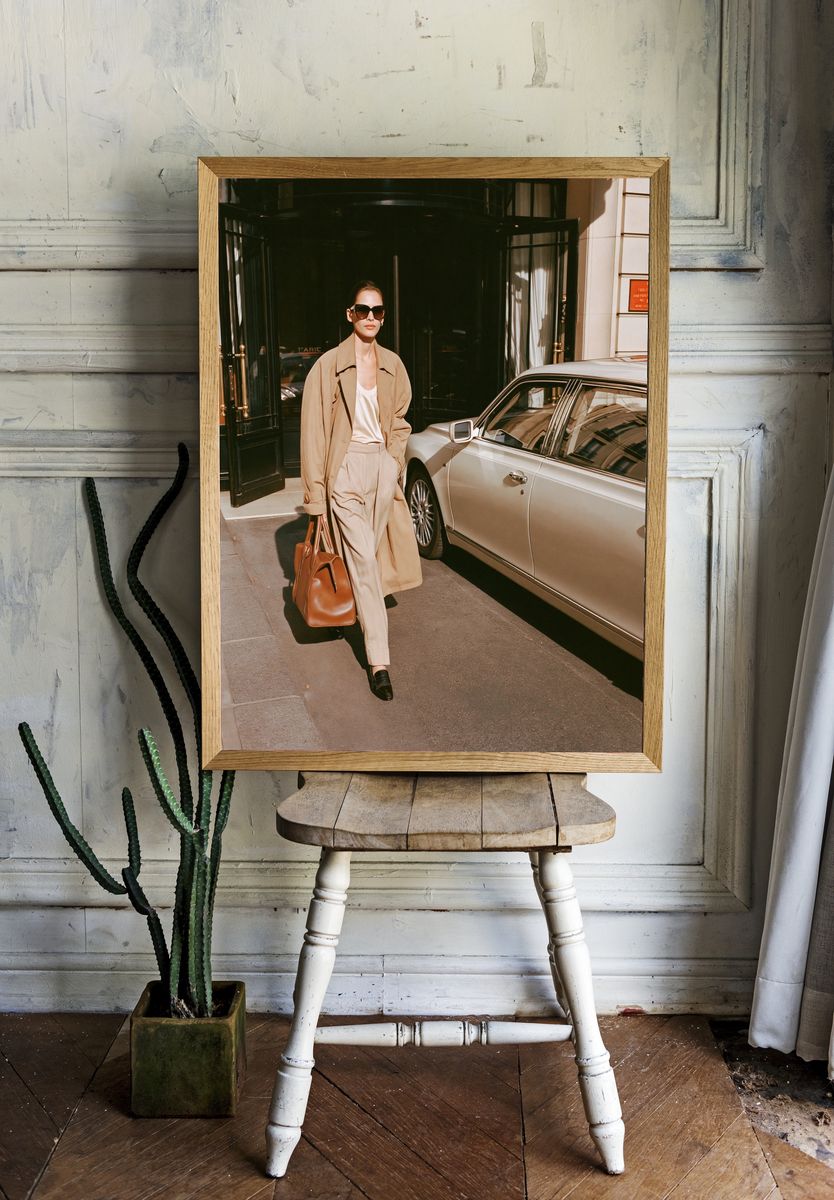Paris Street Style Photography Poster. — room view 1