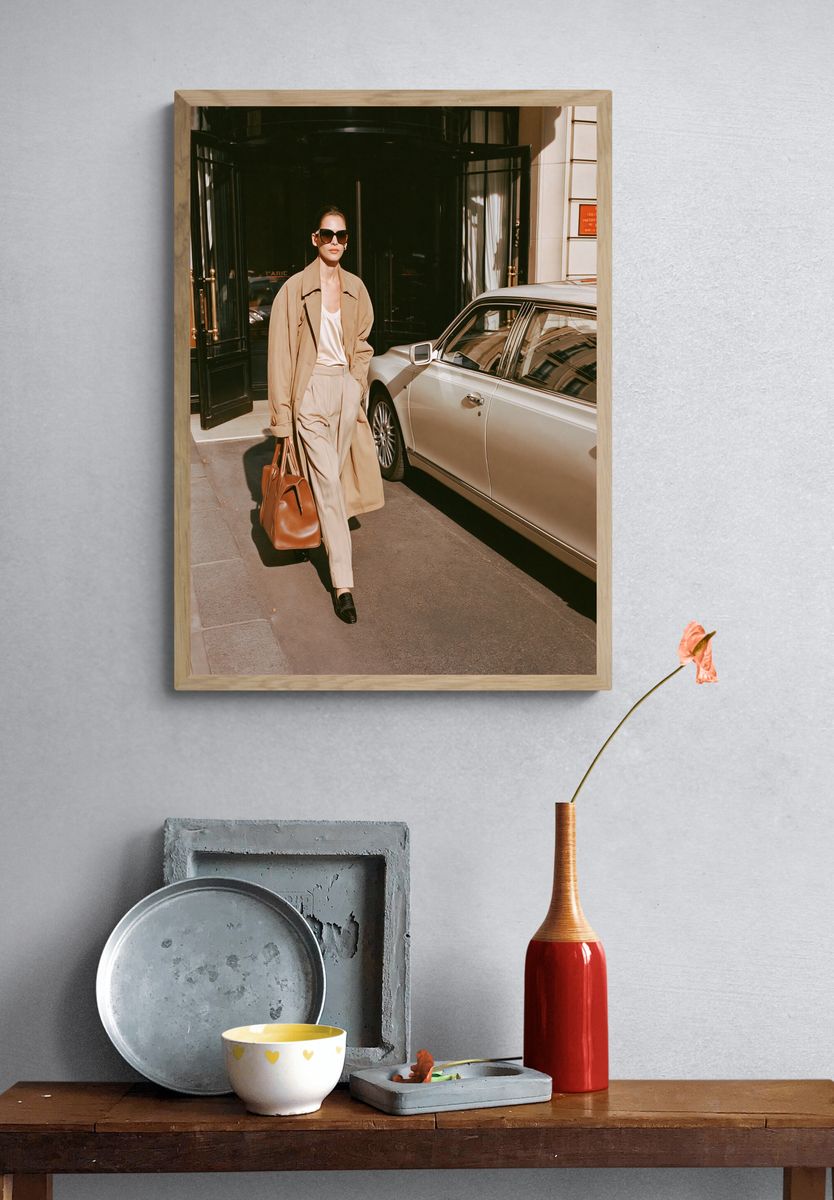 Paris Street Style Photography Poster. — room view 3