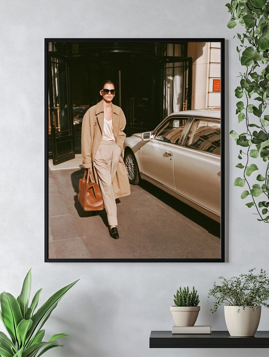 Paris Street Style Photography Poster. — room view 4