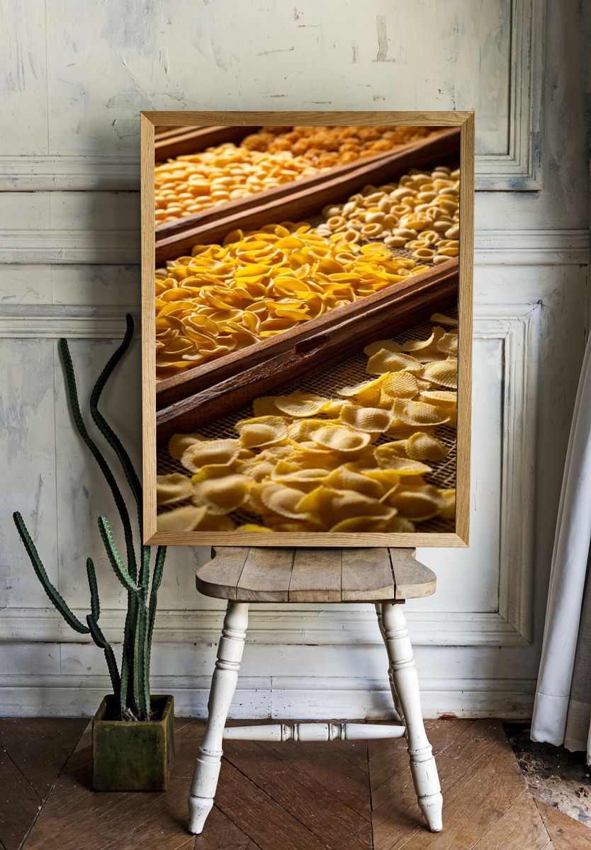 Pasta Varieties — Food Print. — room view 1