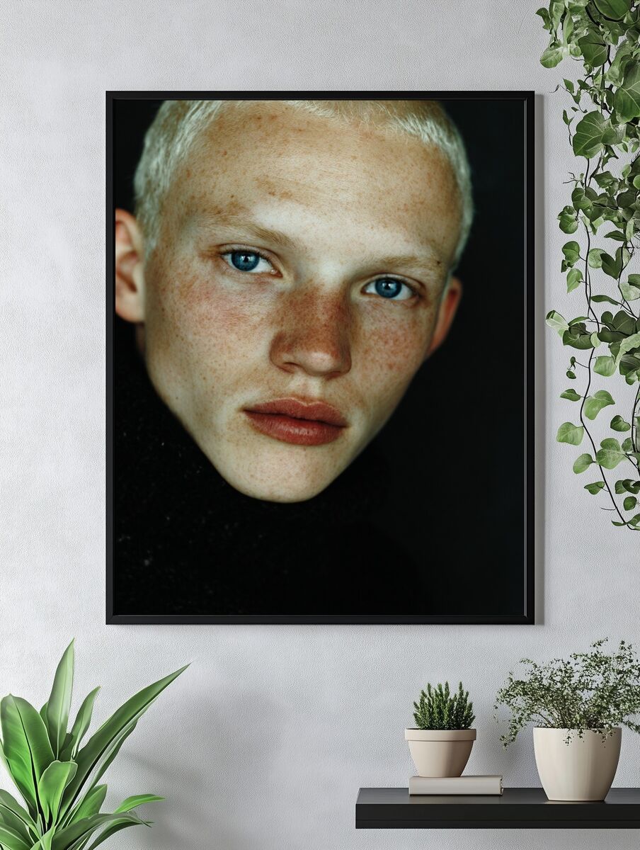 Portrait of a Young Man — Fine Art Print. — room view 4