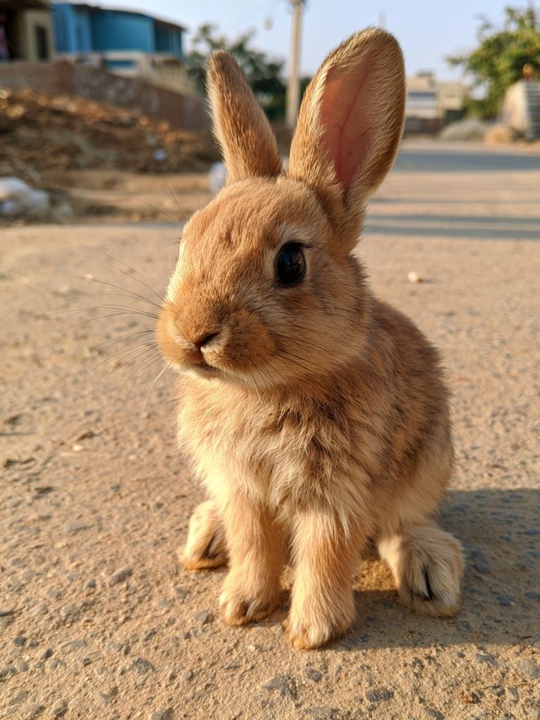 Baby Rabbit Photography Poster. poster — animals art