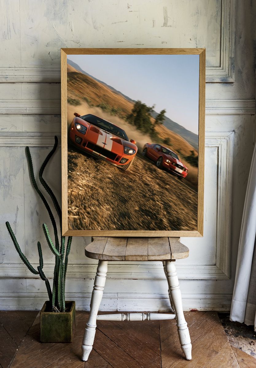 Rally Drift Cars Photography Poster. room preview