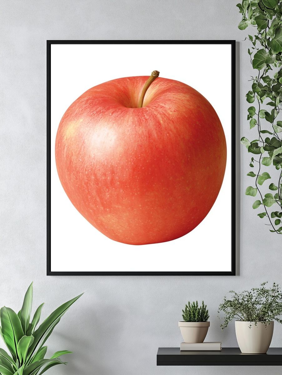 Red Apple Photography Poster. — room view 4