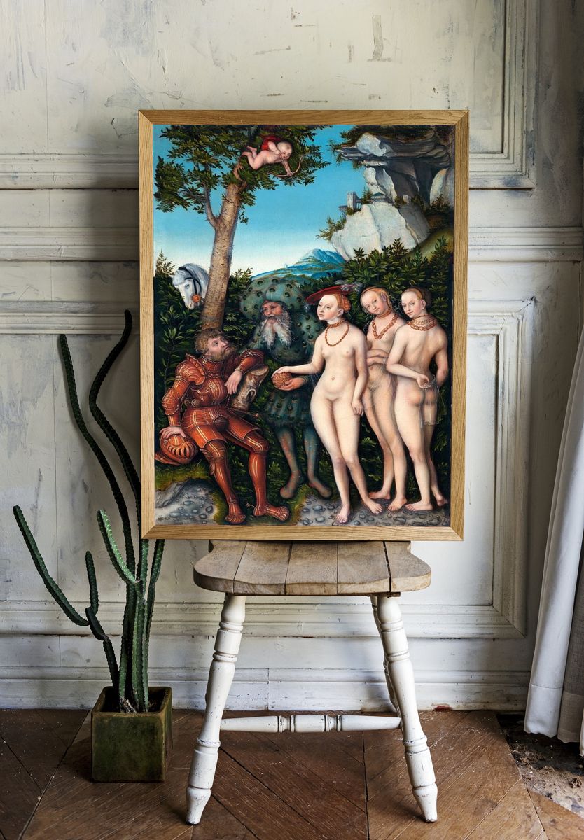 Renaissance Allegory — Fine Art Print. — room view 1