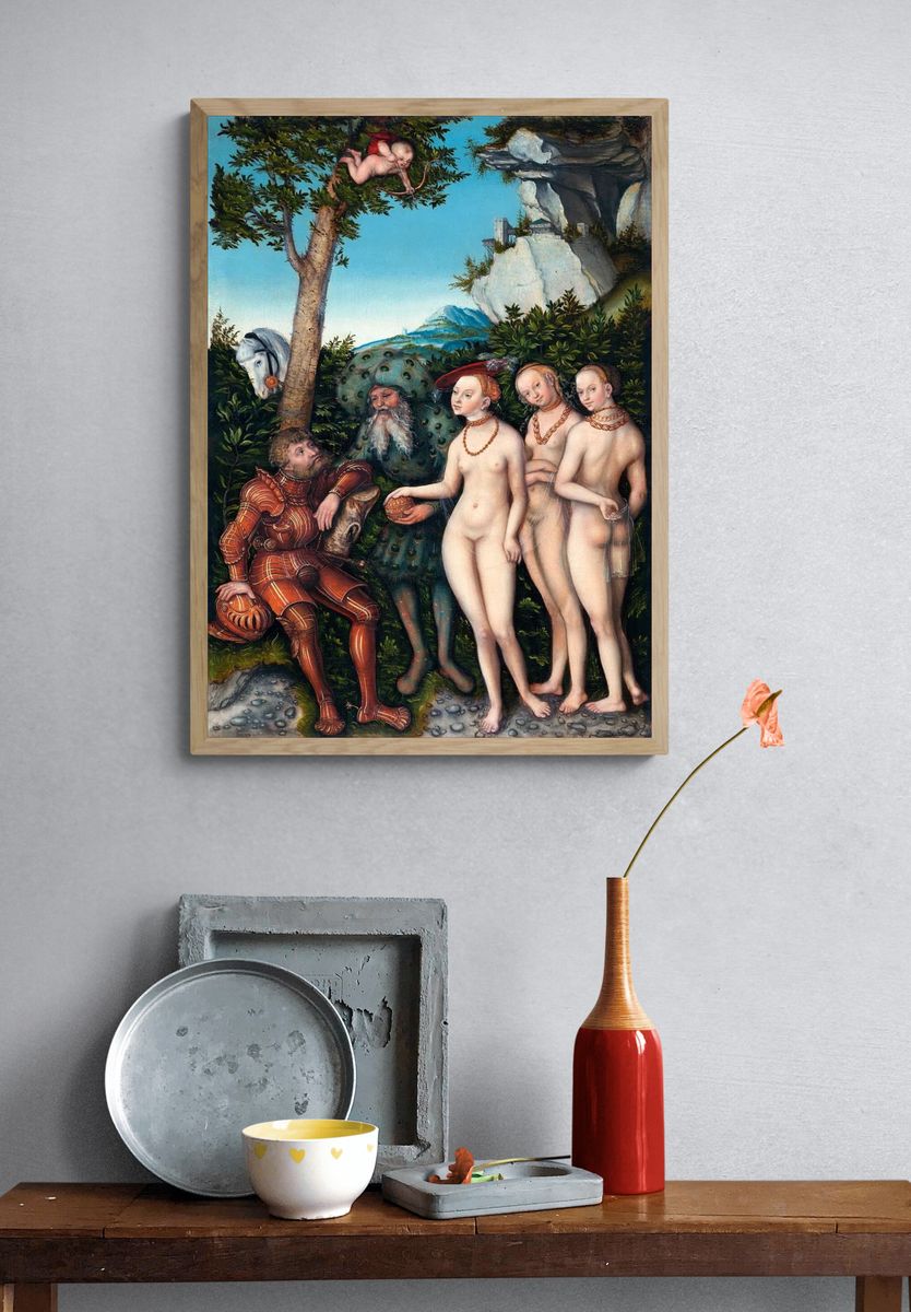 Renaissance Allegory — Fine Art Print. — room view 3