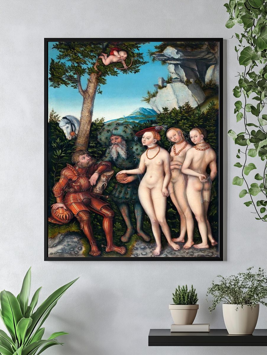 Renaissance Allegory — Fine Art Print. — room view 4