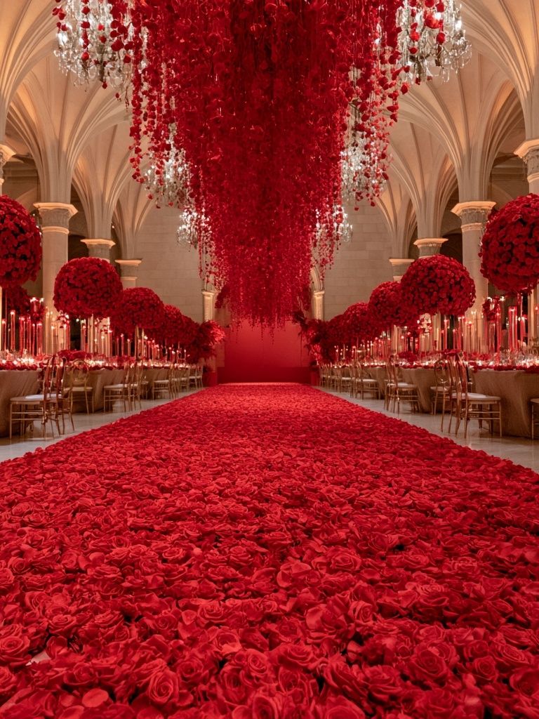 Red Rose Ballroom Photography Poster. poster — photography art
