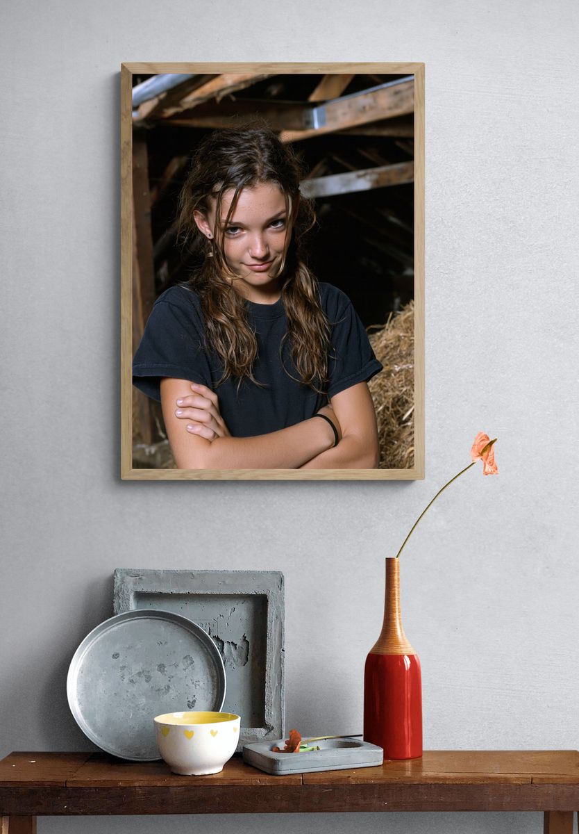 Rustic Barn Portrait Poster. — room view 3