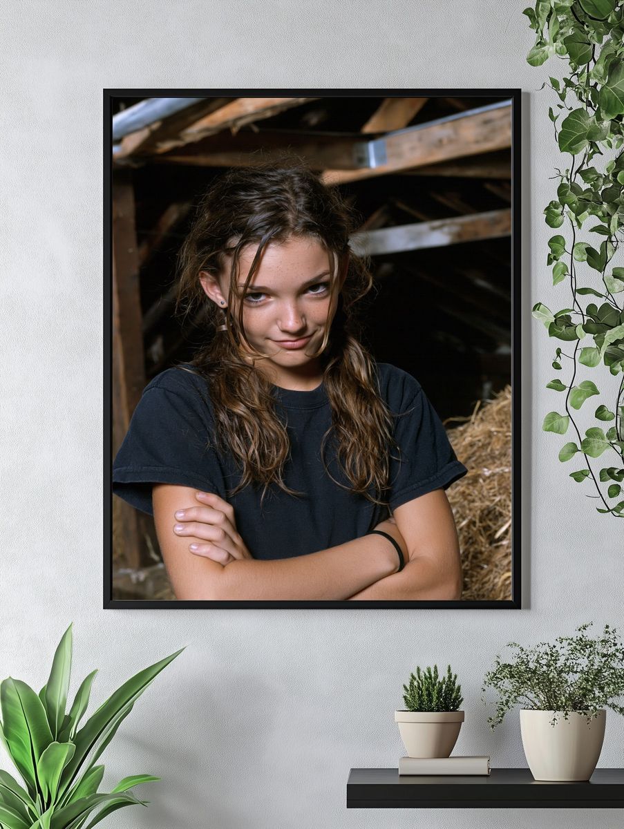 Rustic Barn Portrait Poster. — room view 4