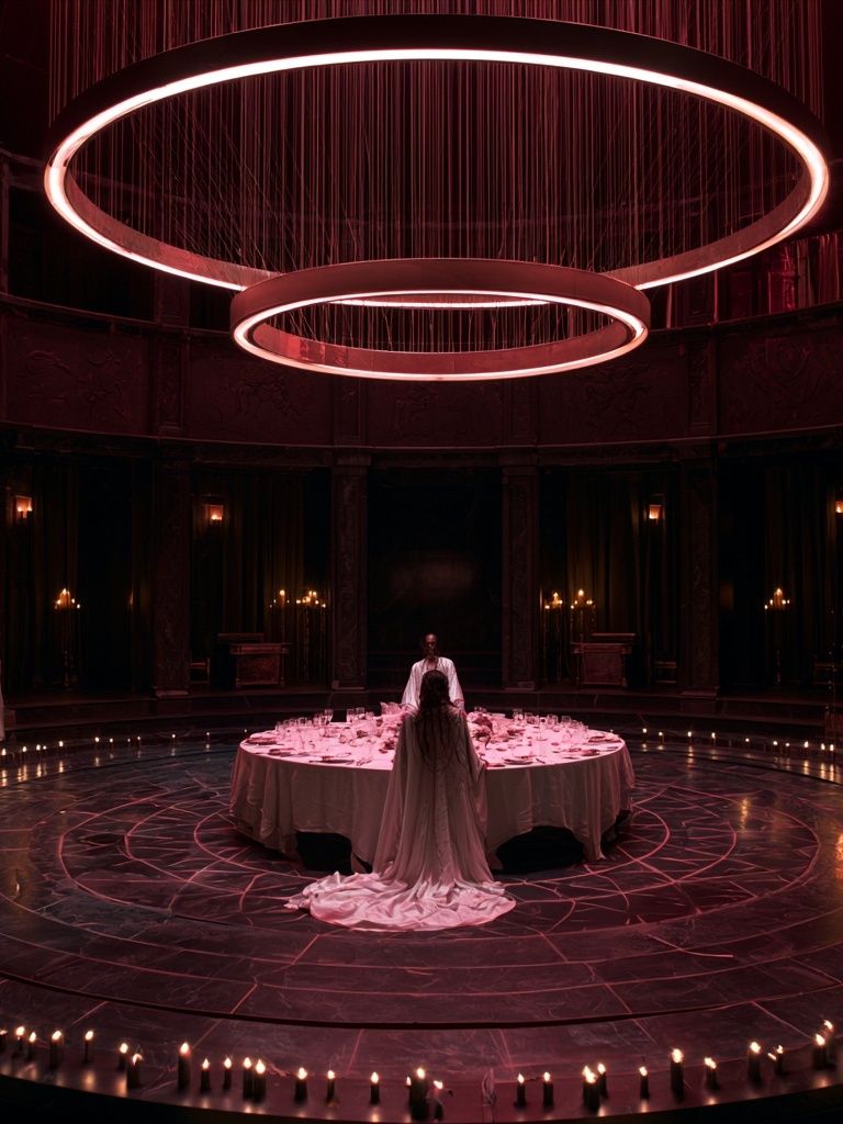 Ritual Banquet Hall Photography Poster. poster detail