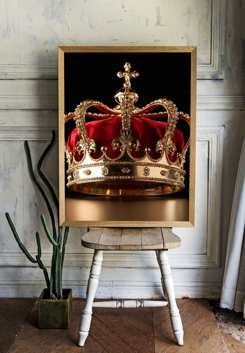 Royal Crown Luxury Poster. room preview