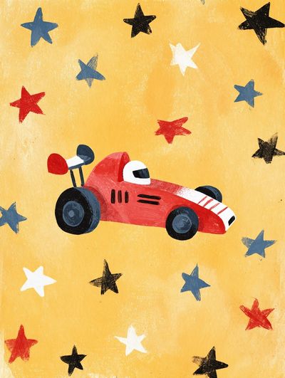 Red Race Car