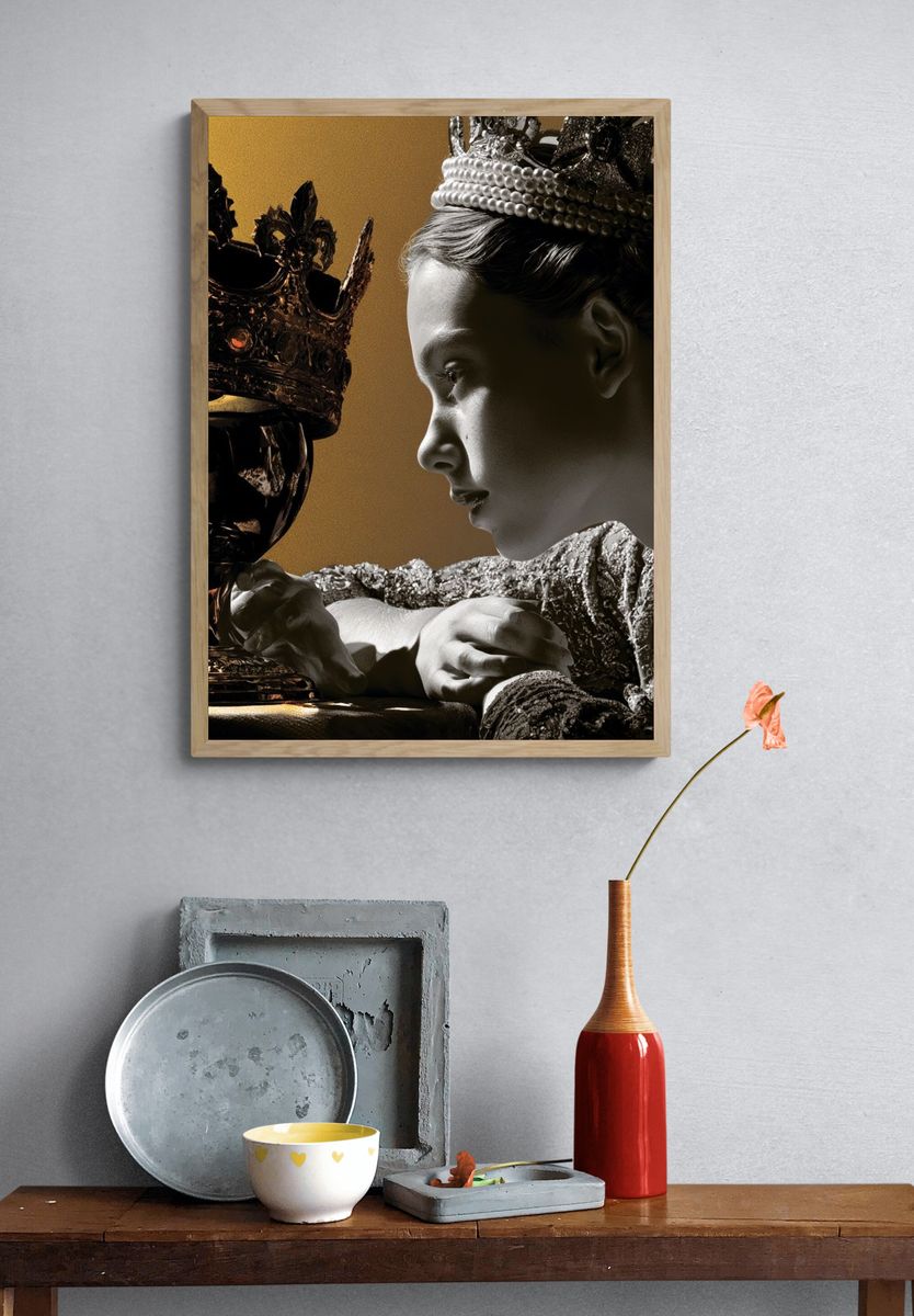 Regal Chess Portrait Print. — room view 3