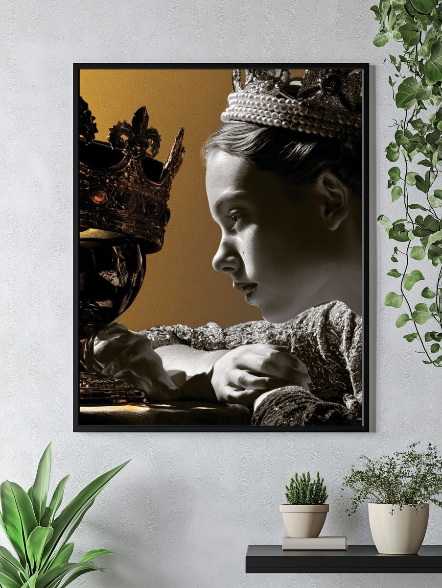 Regal Chess Portrait Print. — room view 4