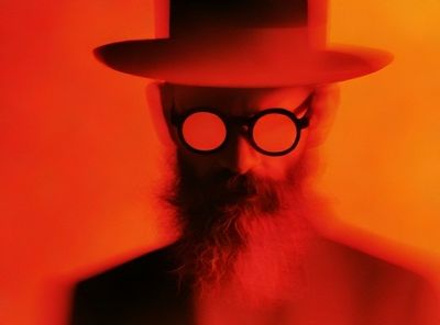 Red Portrait Photography Poster.