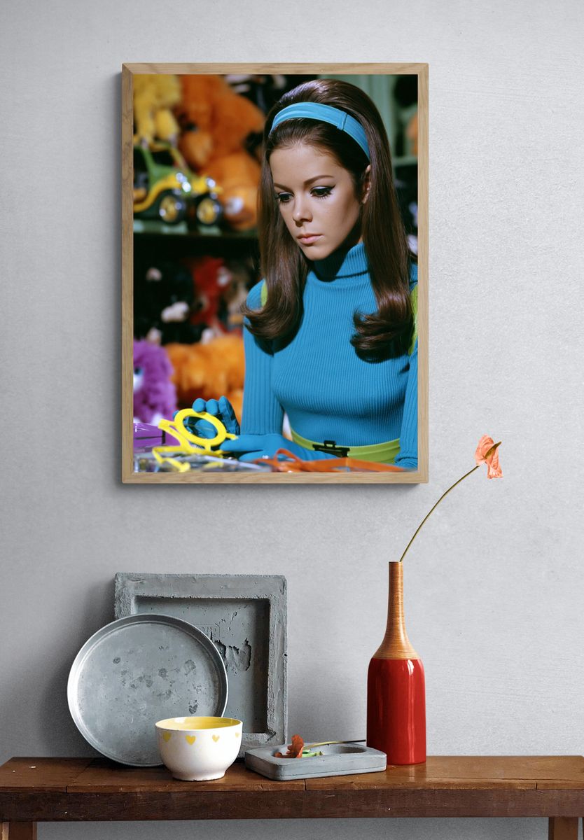 Retro Doll Portrait Poster. — room view 3