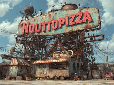 Nouttopizza — Retro Diner Print.