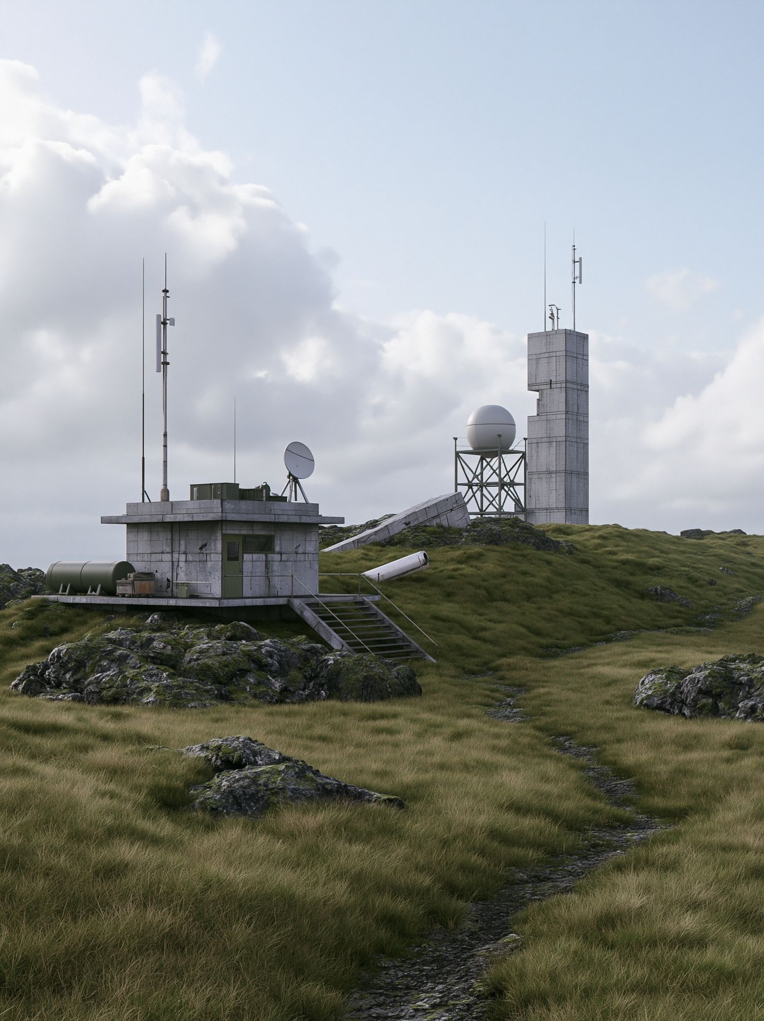 Remote Radar Station Photography Poster. poster — photography art
