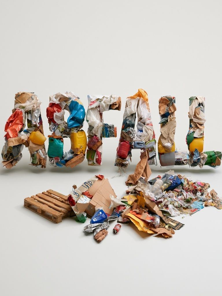 Recycled ABC Wall Art Poster. poster — photography art
