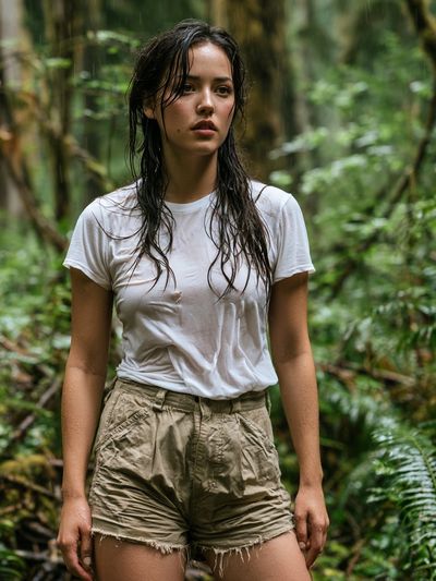Rainforest Portrait Photography Poster.