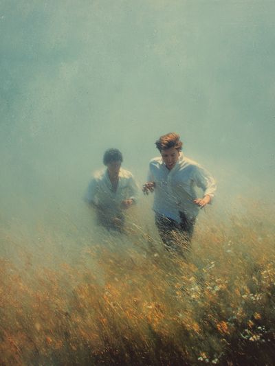 Running Through a Field — Fine Art Print. poster print