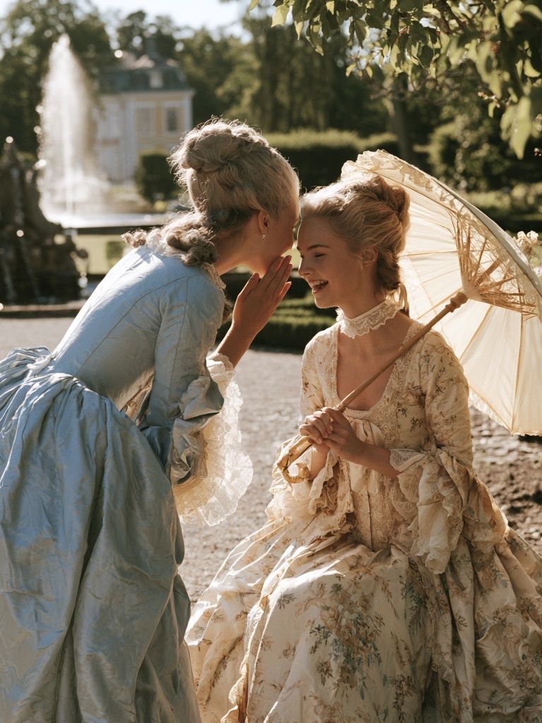 Rococo Garden Whisper Poster. poster detail