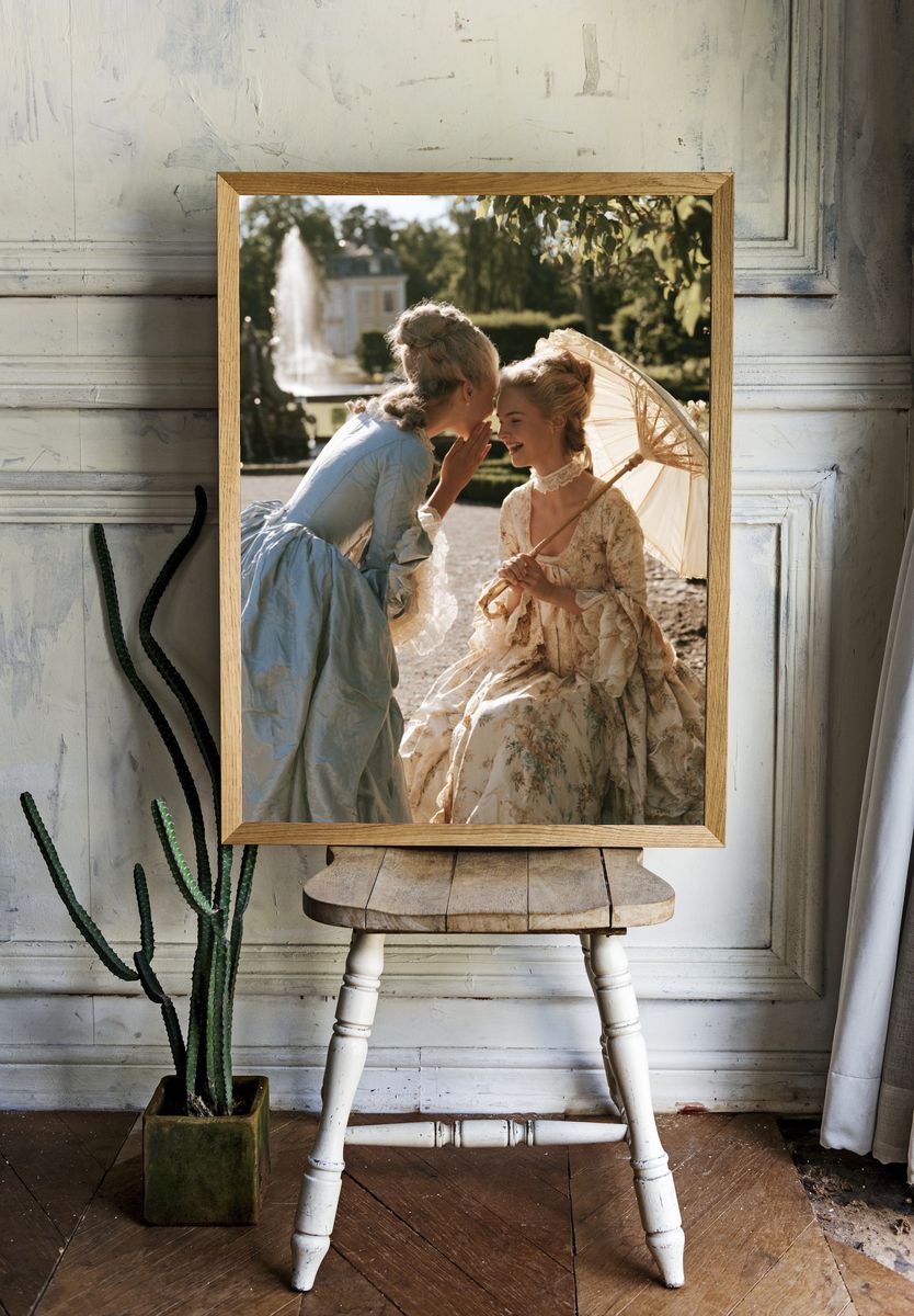 Rococo Garden Whisper Poster. room preview